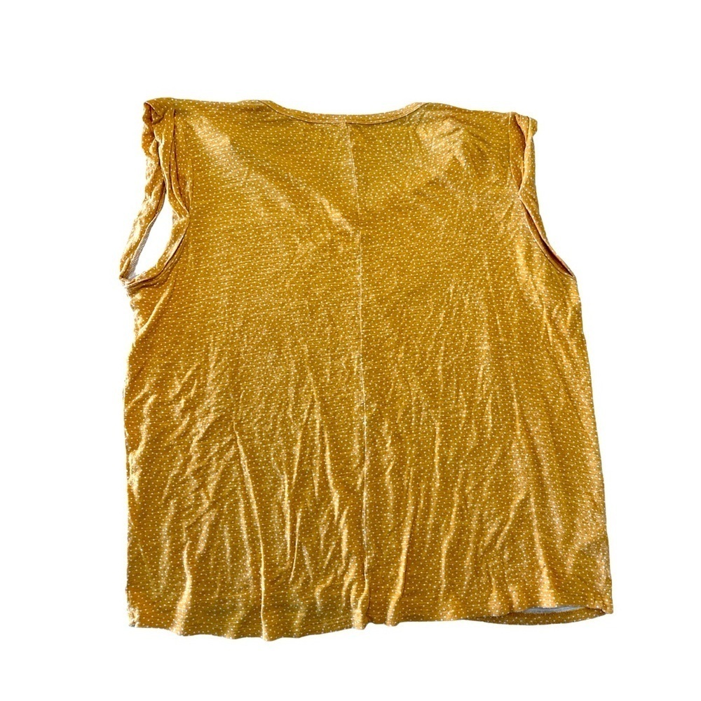 Loft outlet women’s lightweight, cotton V-neck top w/ rolled cap sleeve size XL - Picture 5 of 5